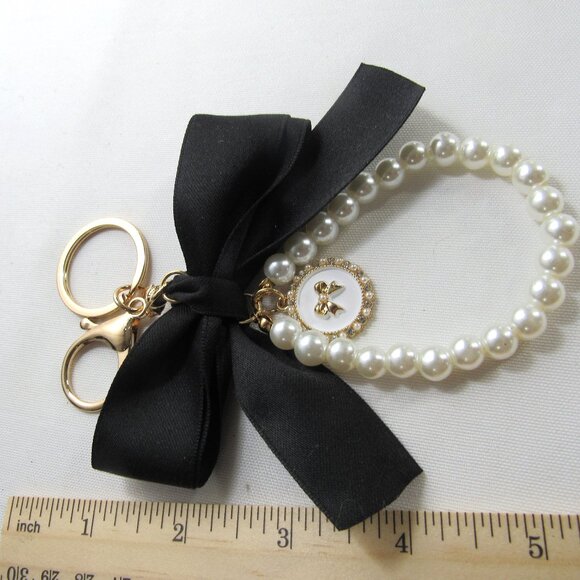 FASHION PURSE CHARM KEY CHAIN + CHANEL VIBES 6" - Picture 2 of 6